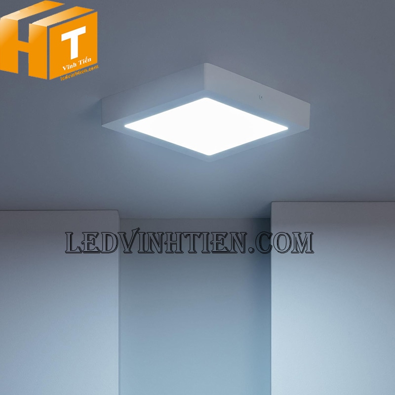 Bóng đèn led ốp nổi vuông 18w màu trắng