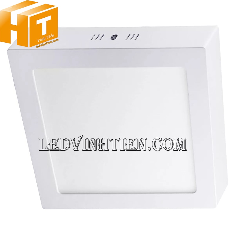 Đèn led ốp trần 18w vuông màu trắng