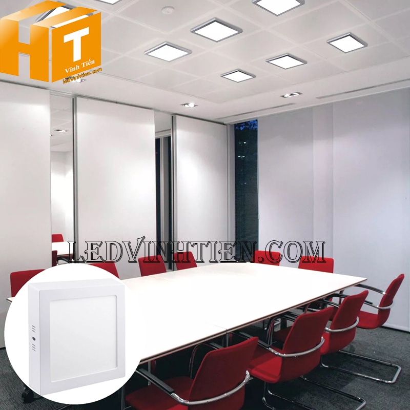 Đèn led panel vuông 18w chiếu sáng văn phòng