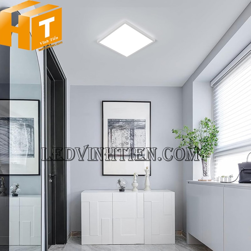 Bóng đèn led ốp nổi vuông 24w màu trắng