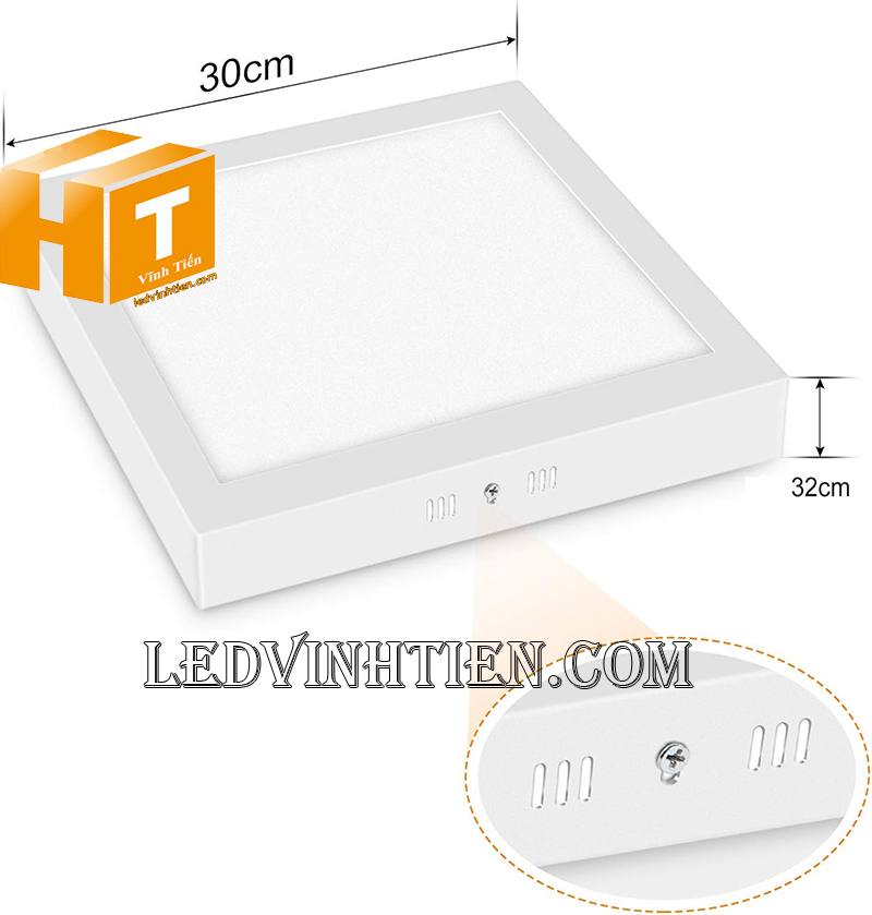 Đèn ốp trần 24w vuông ánh sáng trung tính