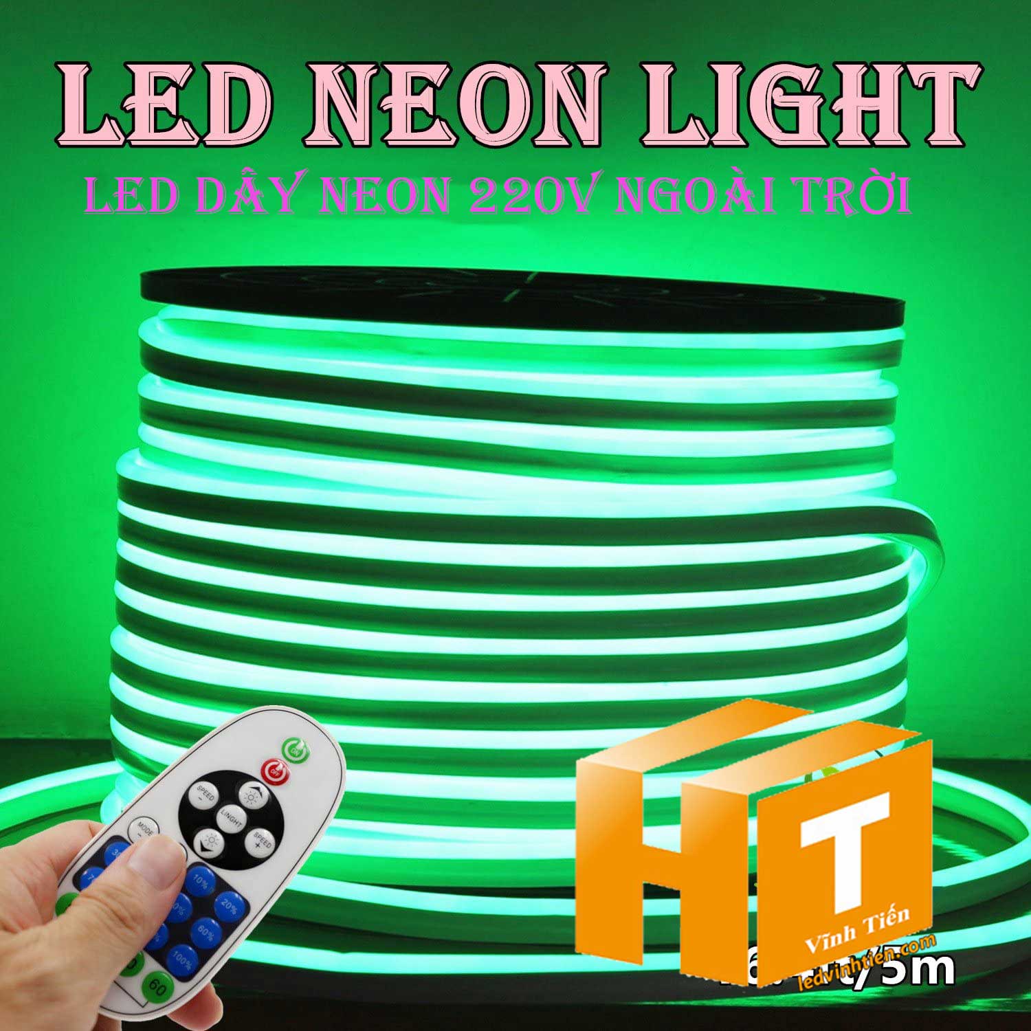 Led dây Flex Neon 220V cuộn 50m, 100m, ánh sáng màu xanh dương, Led Neon Sign 220V viền trang trí,đèn decor, hắt trần thạch cao , quấn cây, trang trí cà phê, nhà hàng, khách sạn, led 2835 , led 5050 giá rẻ, loại tốt, chất lượng, dùng chiếu sáng trong nhà, ngoài trời. LED Neon Flex hiệu ứng sáng mờ, hoàn hảo. Dây mềm dễ uốn dẻo. Trang trí nội ngoại thất ưu việt. Điện áp 220V, chống mưa tiêu chuẩn IP65, 66, 67, dễ sử dụng, dể đấu nối, phân phối sỉ bởi công ty đèn led vĩnh tiến, ledvinhtien.com