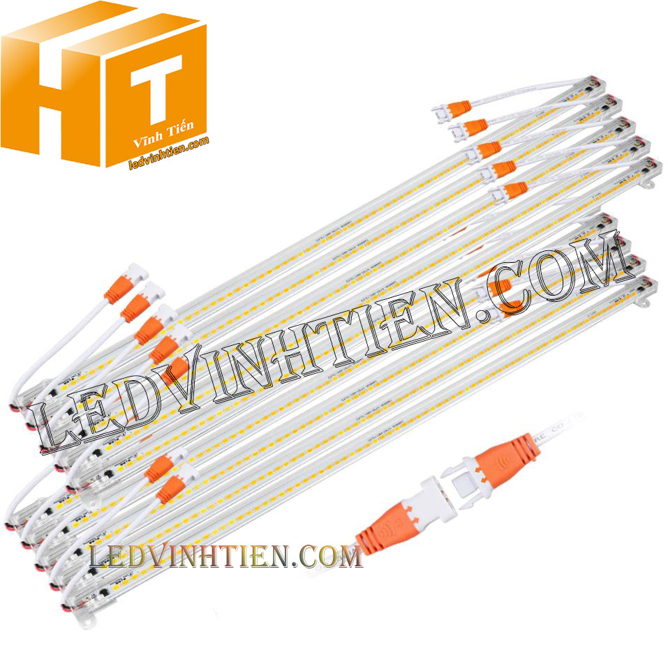 Led thanh nhôm 220V 5730 chip đôi loại tốt, giá rẻ, siêu sáng, samsung, ánh sáng trắng, vàng