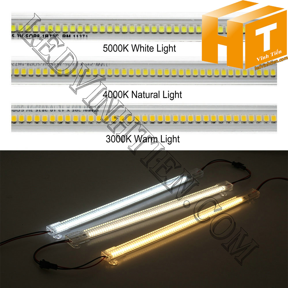 Led thanh nhôm 220V chip 2835 loại tốt, giá rẻ, Ledvinhtien.com