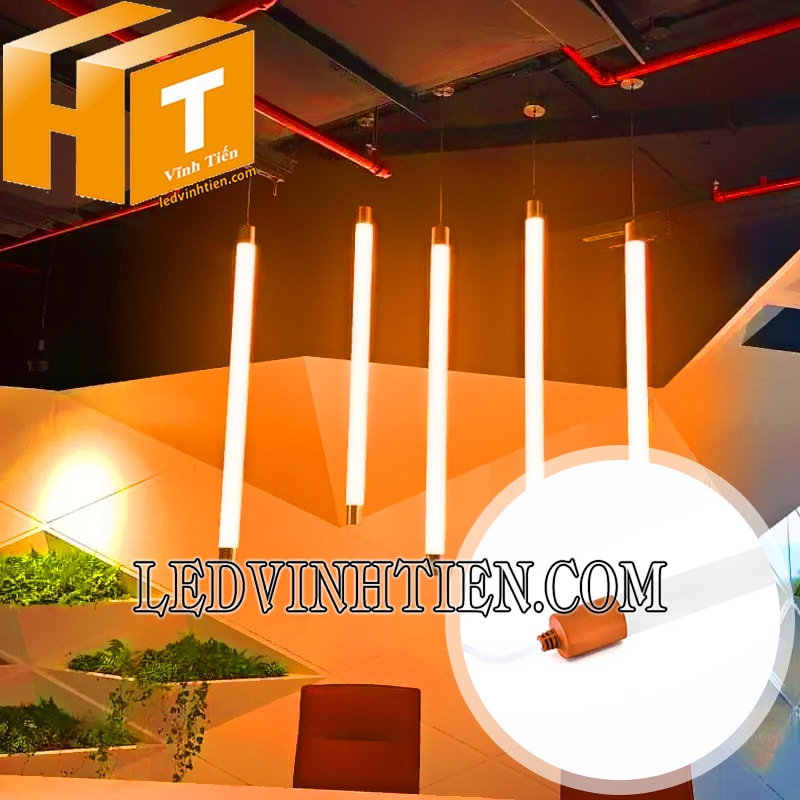 Bóng led tuýp trang trí 1m2 màu cam