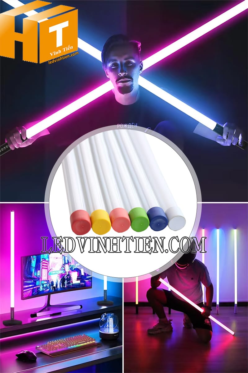 Đèn led tuýp T8 1m2 dùng trong trang trí