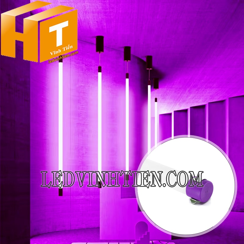 Led tuýp T8 1m2 ánh sáng màu tím