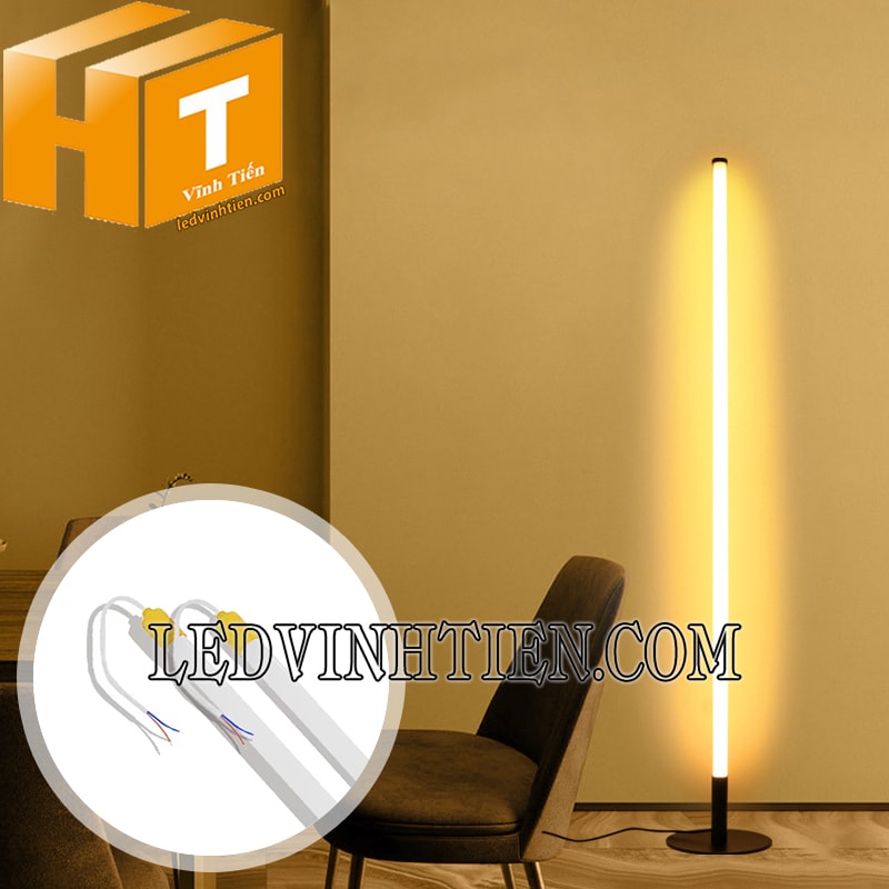 Led tuýp T8 1m2 màu vàng đậm