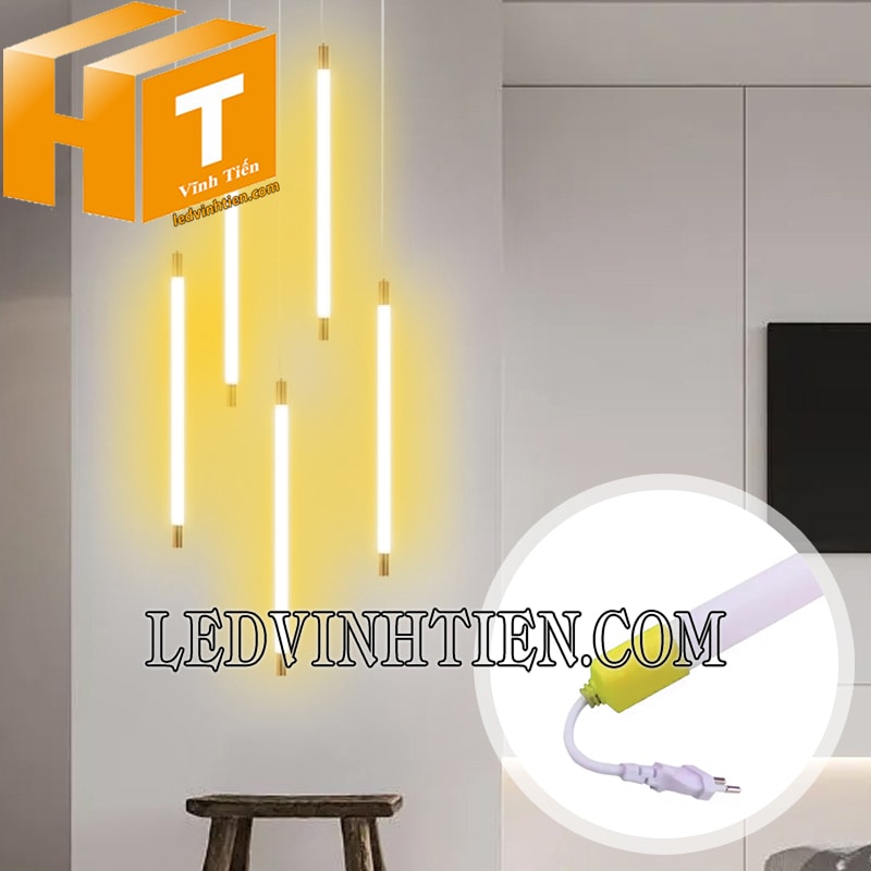 Tuýp led 1m2 màu vàng đậm