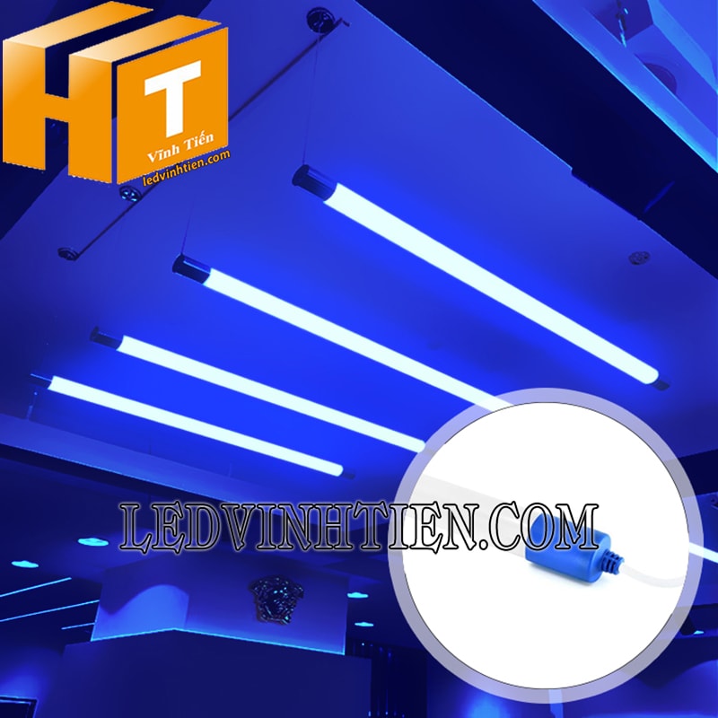 Đèn tuýp led T8 1m2 xanh dương