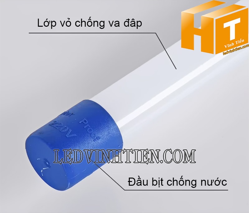 Led tuýp T8 dài 1m2 chống nước