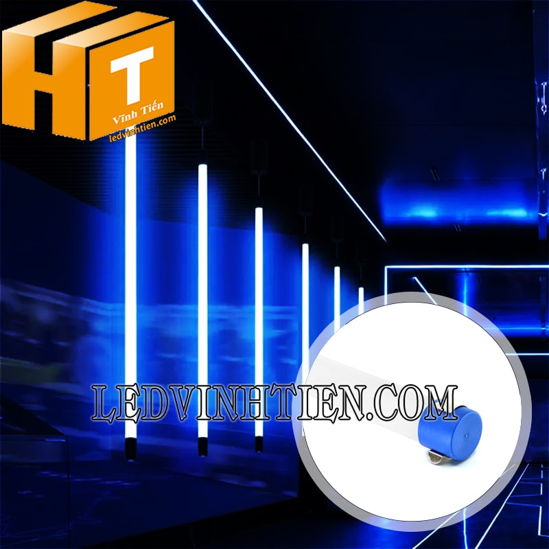Tuýp led T8 màu xanh dương trang trí