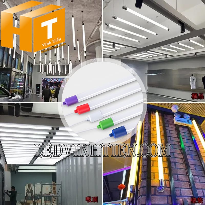 Bóng tuýp T8 1m2 dùng để trang trí