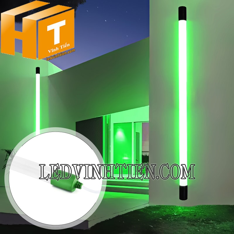 Bóng tuýp T8 màu xanh lá dài 120cm