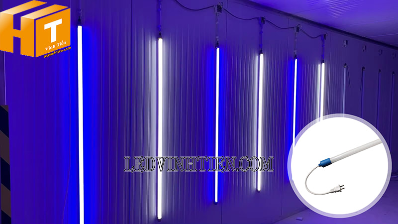 Đèn led tuýp T8 xanh dương chống nước