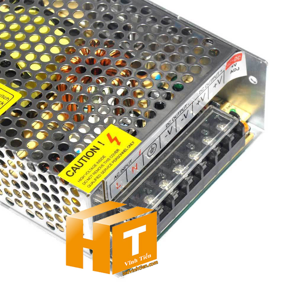 Nguồn 12V 15A 180W không quạt, cung cấp điện năng đáng tin cậy cho thiết bị nhỏ