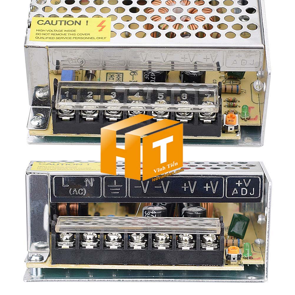 Nguồn 12V 15A 180W không quạt, hiệu suất ổn định mà không cần hệ thống làm mát