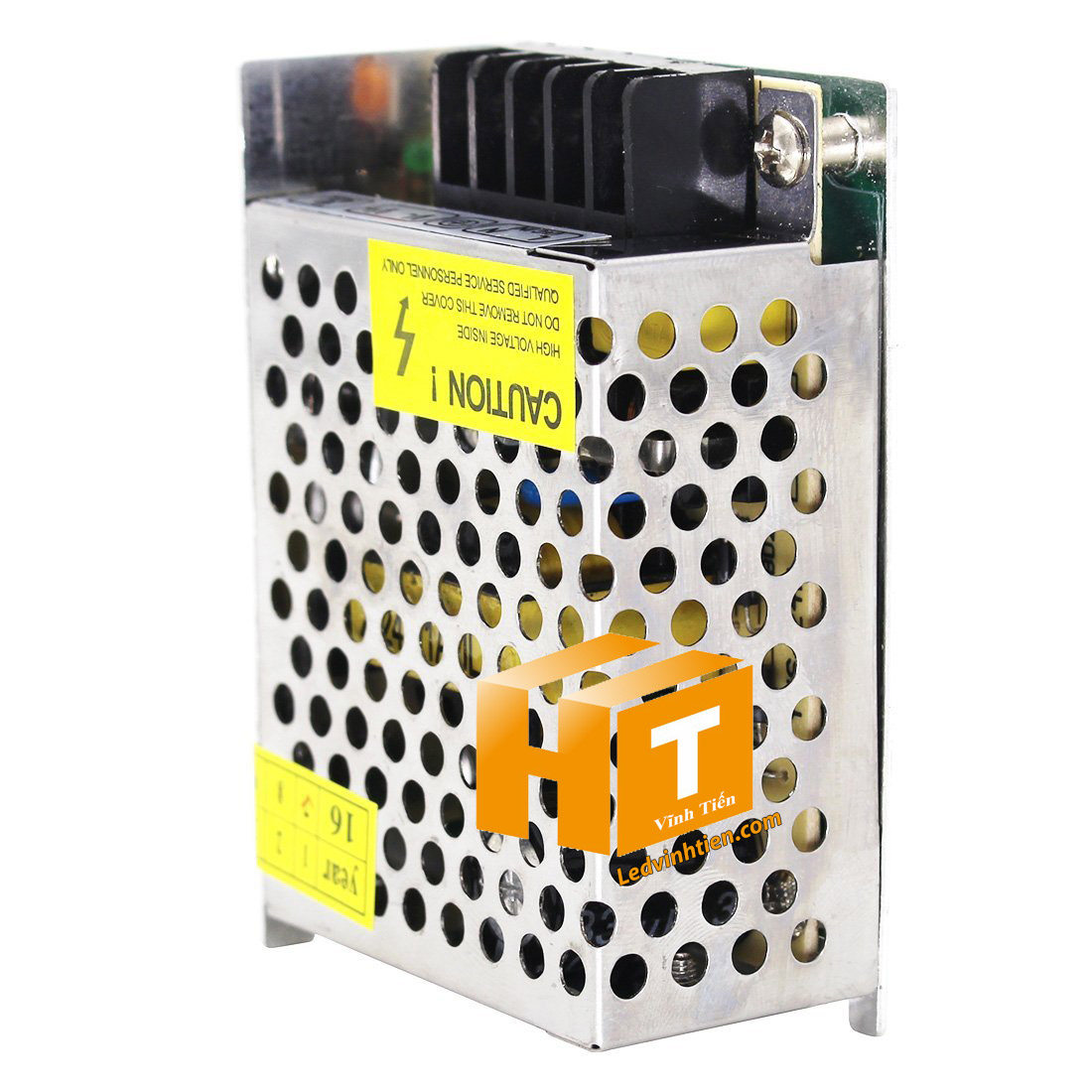 Nguồn 24V 1A 24W không quạt, phù hợp cho thiết bị điều khiển tự động.
