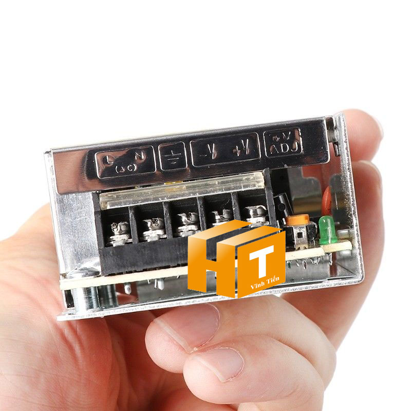 Adapter 24V 1A 24W, không quạt, phù hợp cho thiết bị giám sát an ninh.
