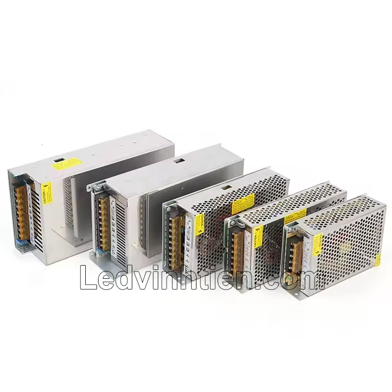 Bộ nguồn 24V 3A không quạt, vận hành êm ái, không gây tiếng ồn.