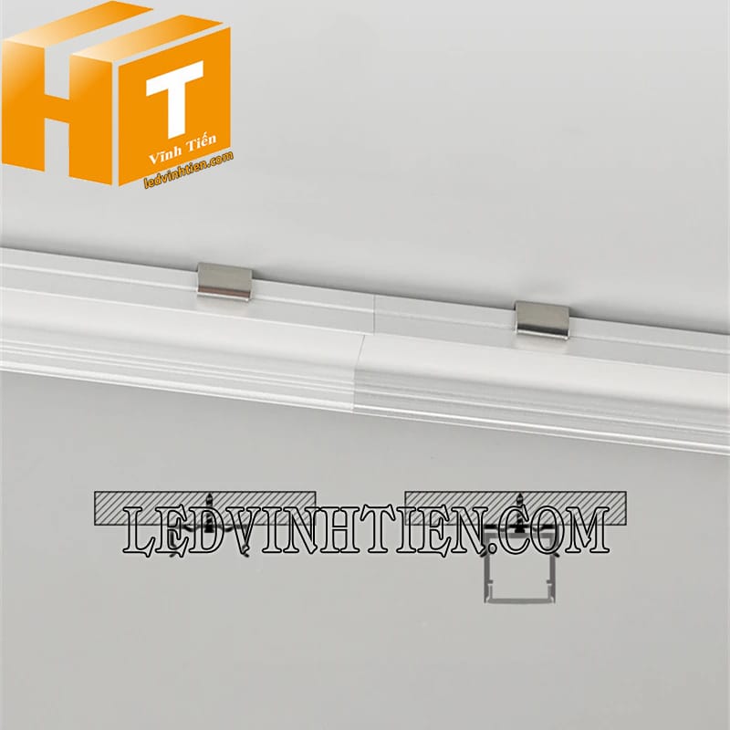 Dây silicon định hình gắn nổi 10x10mm