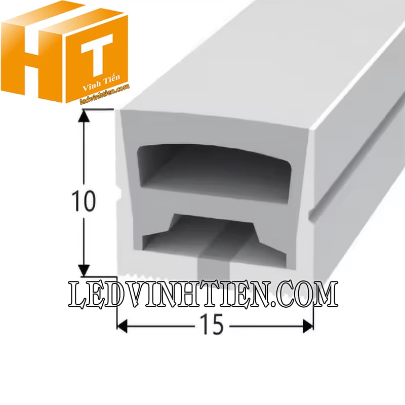 Ống luồn silicon định hình 15x10mm loại tốt