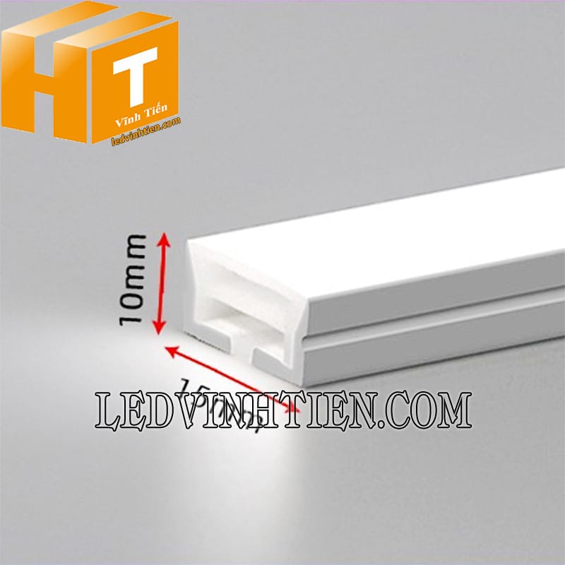 Silicon định hình U gắn nổi 15x10mm cao cấp