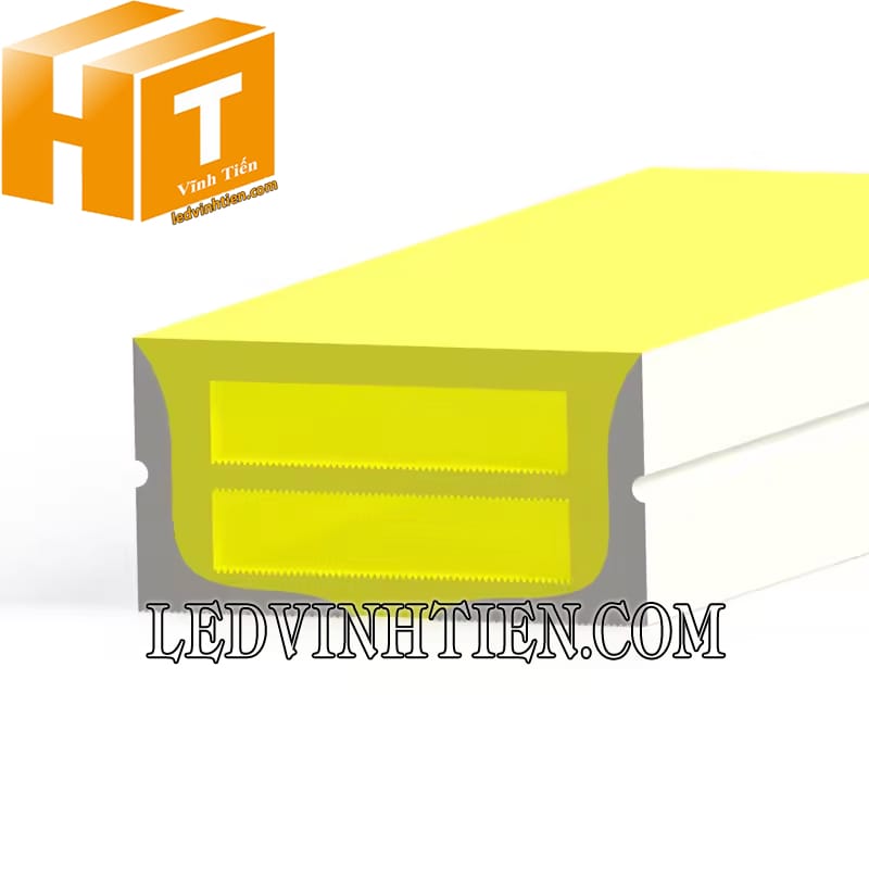 Dây silicon định hình ốp nổi 20x10mm