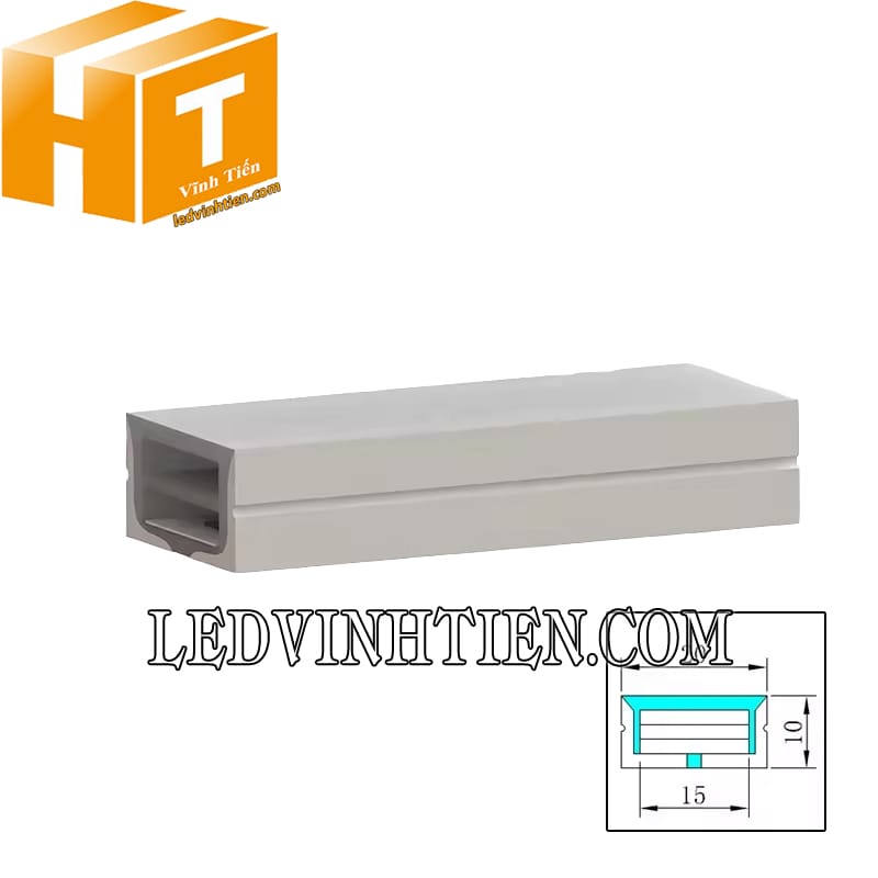 Silicon định hình gắn nổi 20x10mm