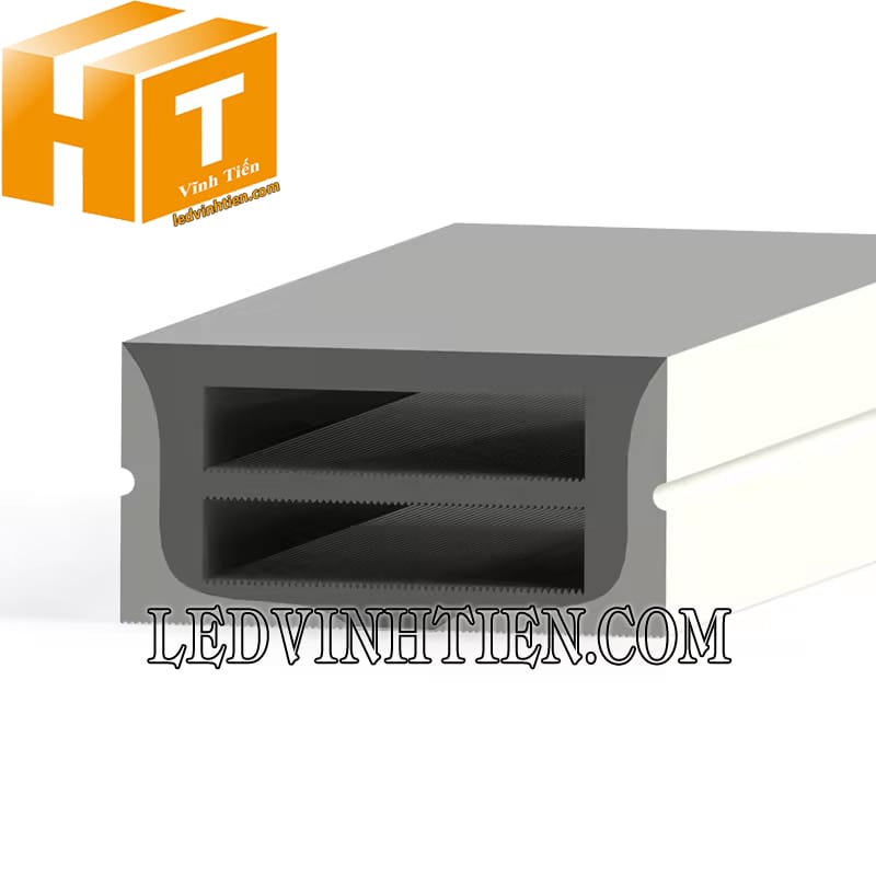 Silicon định hình U ốp nổi 20x10mm chống nước
