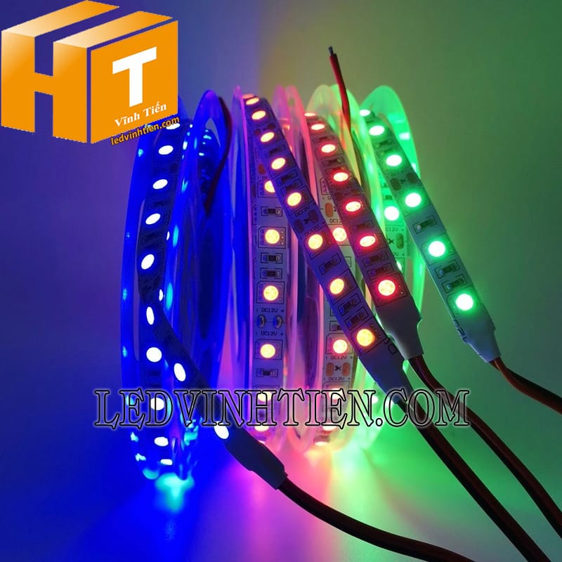 Led dây 5050 dùng cho ống luồn silicon