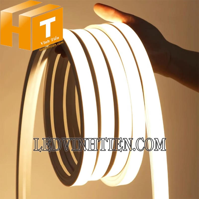 Ống silicon 20x14mm định hình đèn led dây