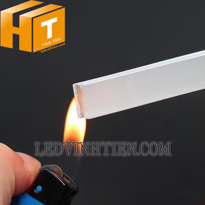 Ống silicon định hình led dây 20x14mm