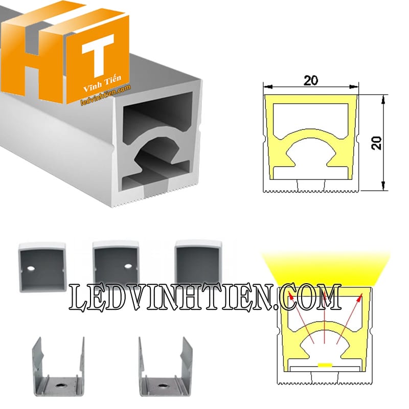 Dây silicon định hình led giá rẻ