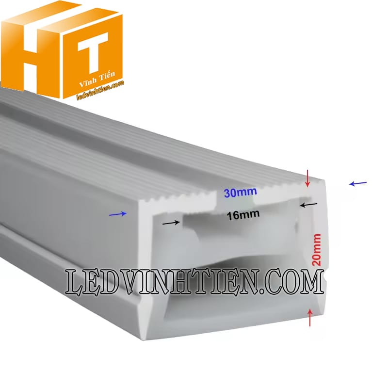 Dây silicon định hình gắn nổi 30x20mm giá rẻ