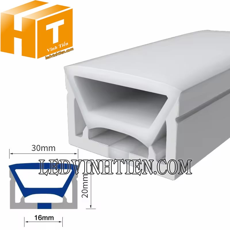 Silicon định hình gắn nổi 30x20mm