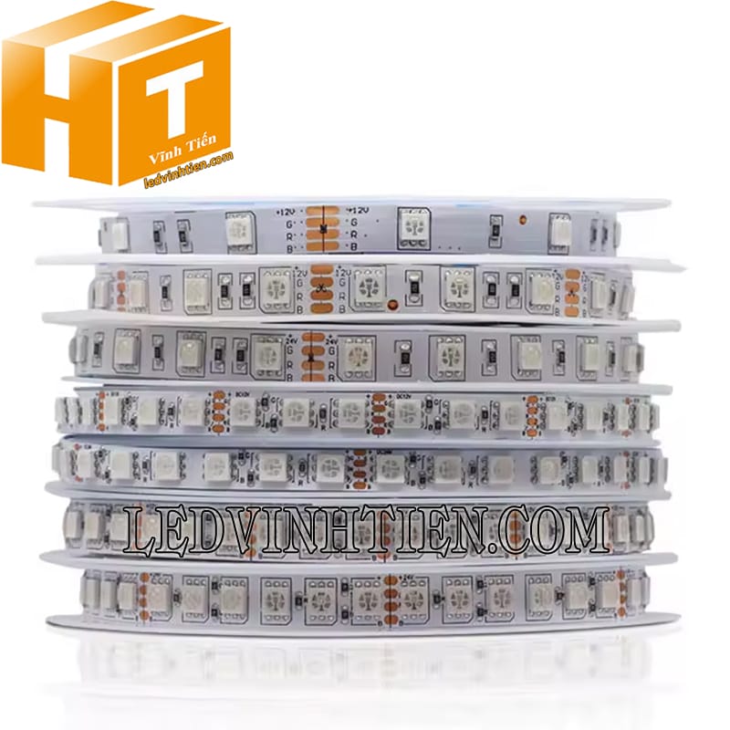 Đèn led dây 5050 dùng cho ống silicon định hình