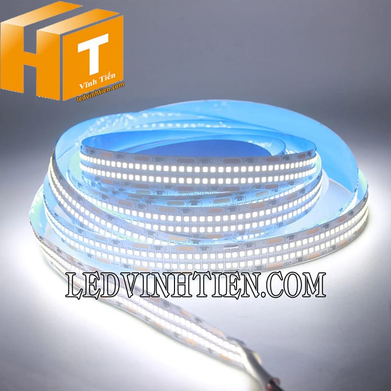 Led dây dán 2835 2 hàng dùng cho ống silicon định hình