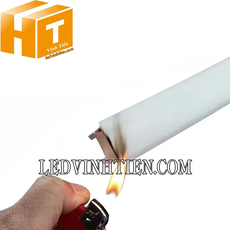 Ống silicon định hình gắn âm tường 10x10mm loại tốt