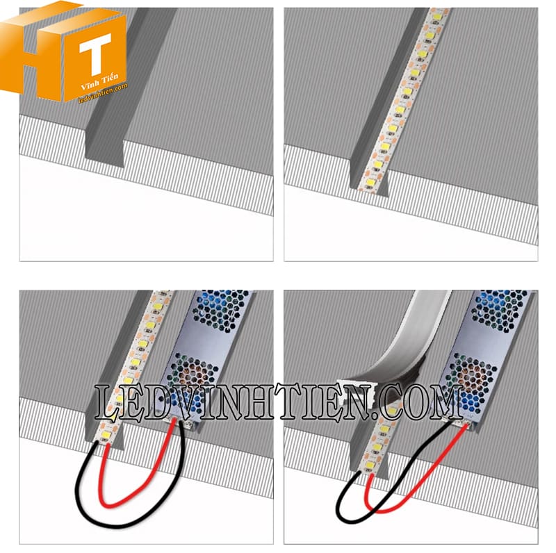 Hướng dẫn lắp đặt dây silicon định hình âm tường