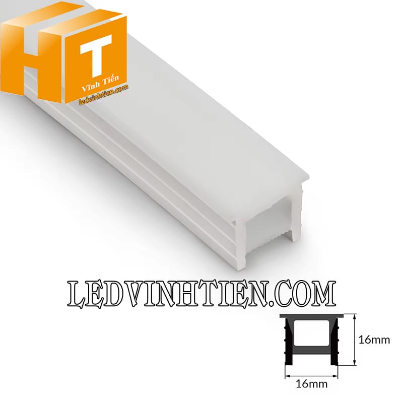 Silicon định hình YW loại âm tường 16x16mm