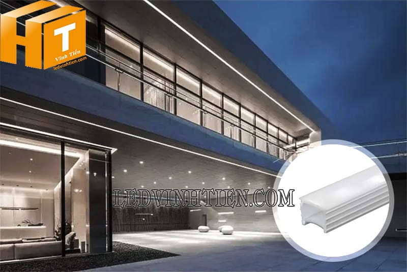 Silicon định hình gắn âm tường 20x20mm