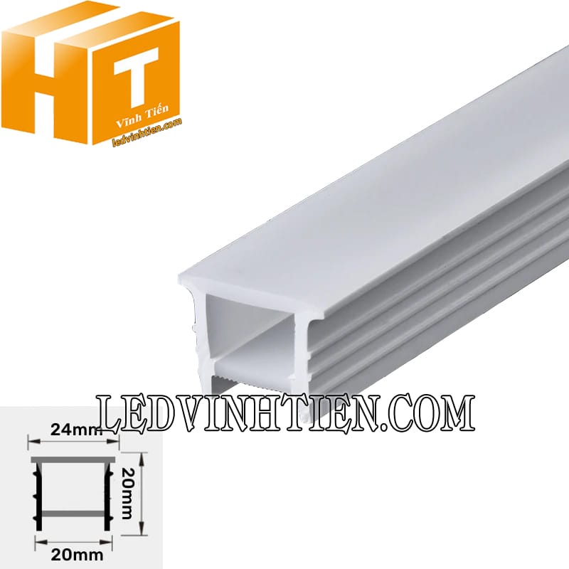 Silicon định hình YW gắn âm 20x20mm loại tốt
