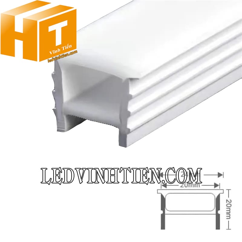 Silicon định hình YW gắn âm tường 20x20mm