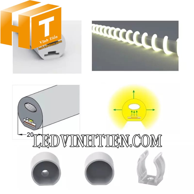 Dây silicon ống tròn định hình