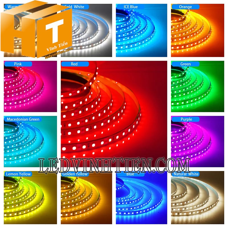 Led dây 5050 dùng cho ống silicon định hình