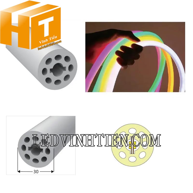 Silicon tròn D30 định hình cao cấp